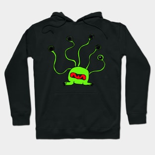 Alien creatures with five eyes Hoodie